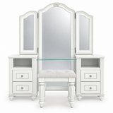 Maylilly Vanity With Mirror And Stool