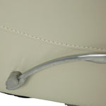 Taurus Leather Swivel Recliner - Ice - Additional View 4