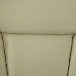 Taurus Leather Swivel Recliner - Ice - Additional View 7