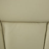 Taurus Leather Swivel Recliner - Ice - Additional View 7