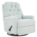CARA POWDER BLUE SWIVEL GLIDER RECLINER - Additional View 1