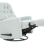 CARA POWDER BLUE SWIVEL GLIDER RECLINER - Additional View 2
