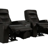 Bolton Walnut Power 3-Piece Theater Seating With Light - Additional View 2