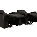 Bolton Walnut Power 3-Piece Theater Seating With Light - Additional View 3
