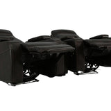 Bolton Walnut Power 3-Piece Theater Seating With Light - Additional View 3