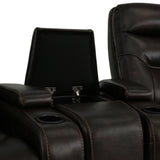 Bolton Walnut Power 3-Piece Theater Seating With Light - Additional View 5