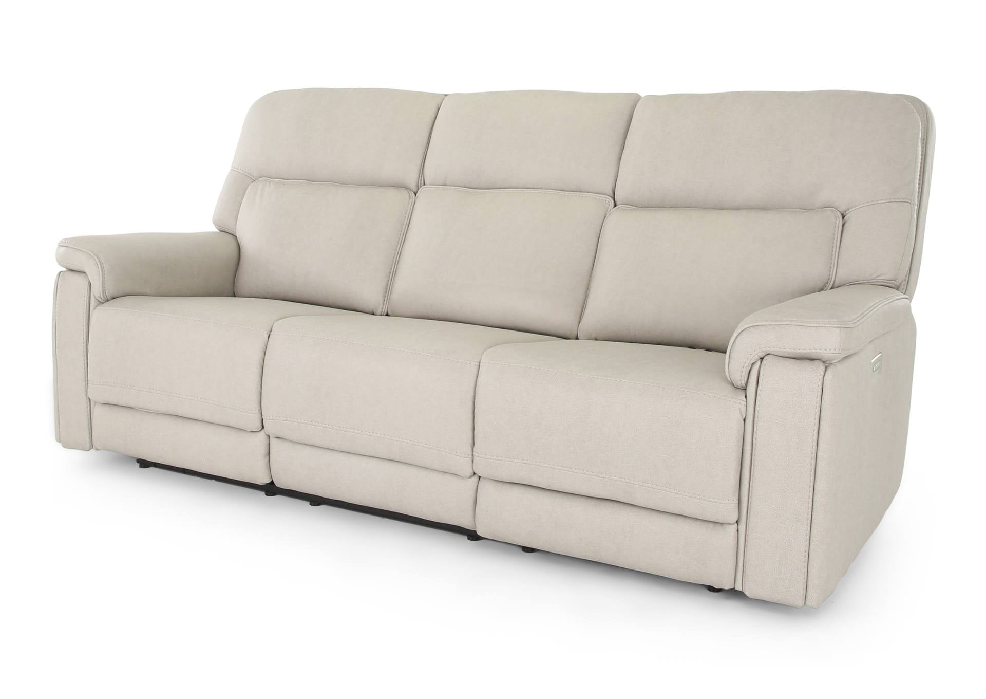 Cannes 3P Power Sofa - Dove - Additional View 8