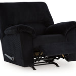 Ashley Furniture - Simplejoy Recliner - Onyx - Black Fabric - Recliners - Additional View 2
