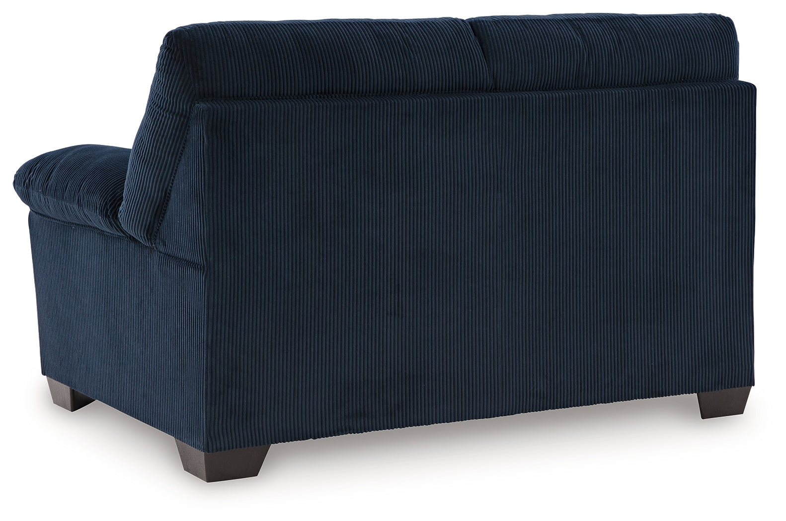 Ashley Furniture - Simplejoy Loveseat - Navy - Blue Fabric - Loveseats - Additional View 4