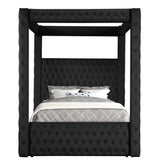 Annabelle Black Canopy Queen Bed