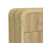 Elements International - Ridgemont Dresser - Light Brown Wood - Dresser & Mirror - Additional View 3