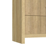Elements International - Ridgemont Dresser - Light Brown Wood - Dresser & Mirror - Additional View 4
