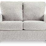 Ashley Furniture - Rannis Twin Sofa Sleeper - Snow - Beige Fabric - Sofas - Additional View 2