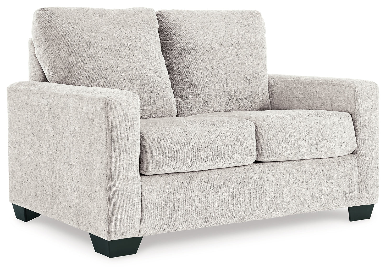 Ashley Furniture - Rannis Twin Sofa Sleeper - Snow - Beige Fabric - Sofas - Additional View 4