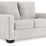 Ashley Furniture - Rannis Twin Sofa Sleeper - Snow - Beige Fabric - Sofas - Additional View 4