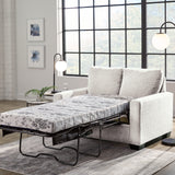 Ashley Furniture - Rannis Twin Sofa Sleeper - Snow - Beige Fabric - Sofas - Additional View 8