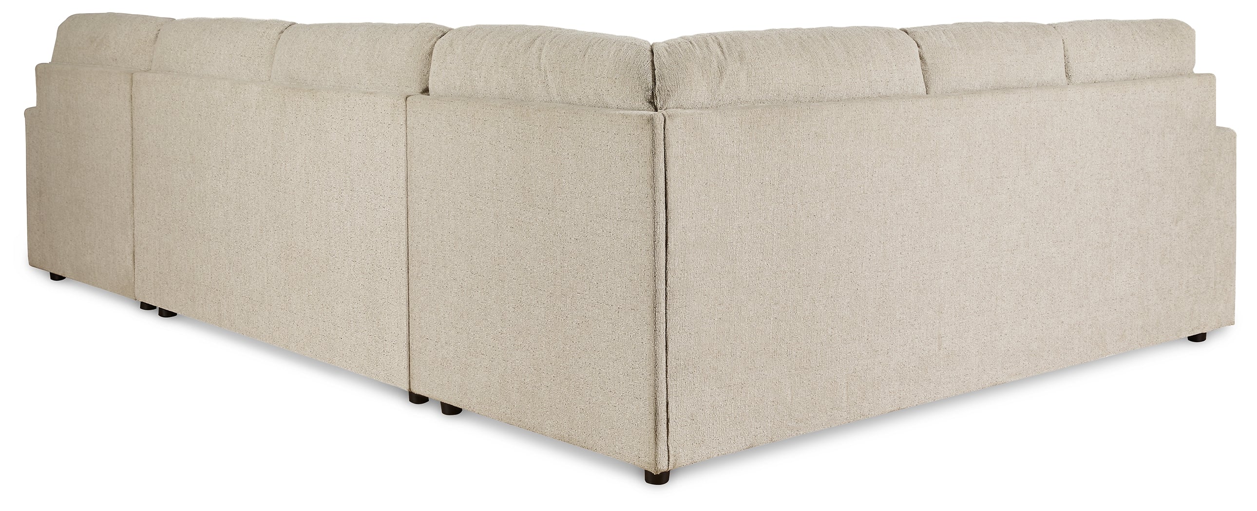 Ashley Furniture - Edenfield 3 Piece Sectional - Linen - Pearl Silver Fabric - Sectionals - Additional View 3