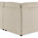 Ashley Furniture - Edenfield 3 Piece Sectional - Linen - Pearl Silver Fabric - Sectionals - Additional View 3