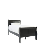 Louis Philip Twin Bed - Black
