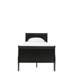 Louis Philip Twin Bed - Black - Additional View 1