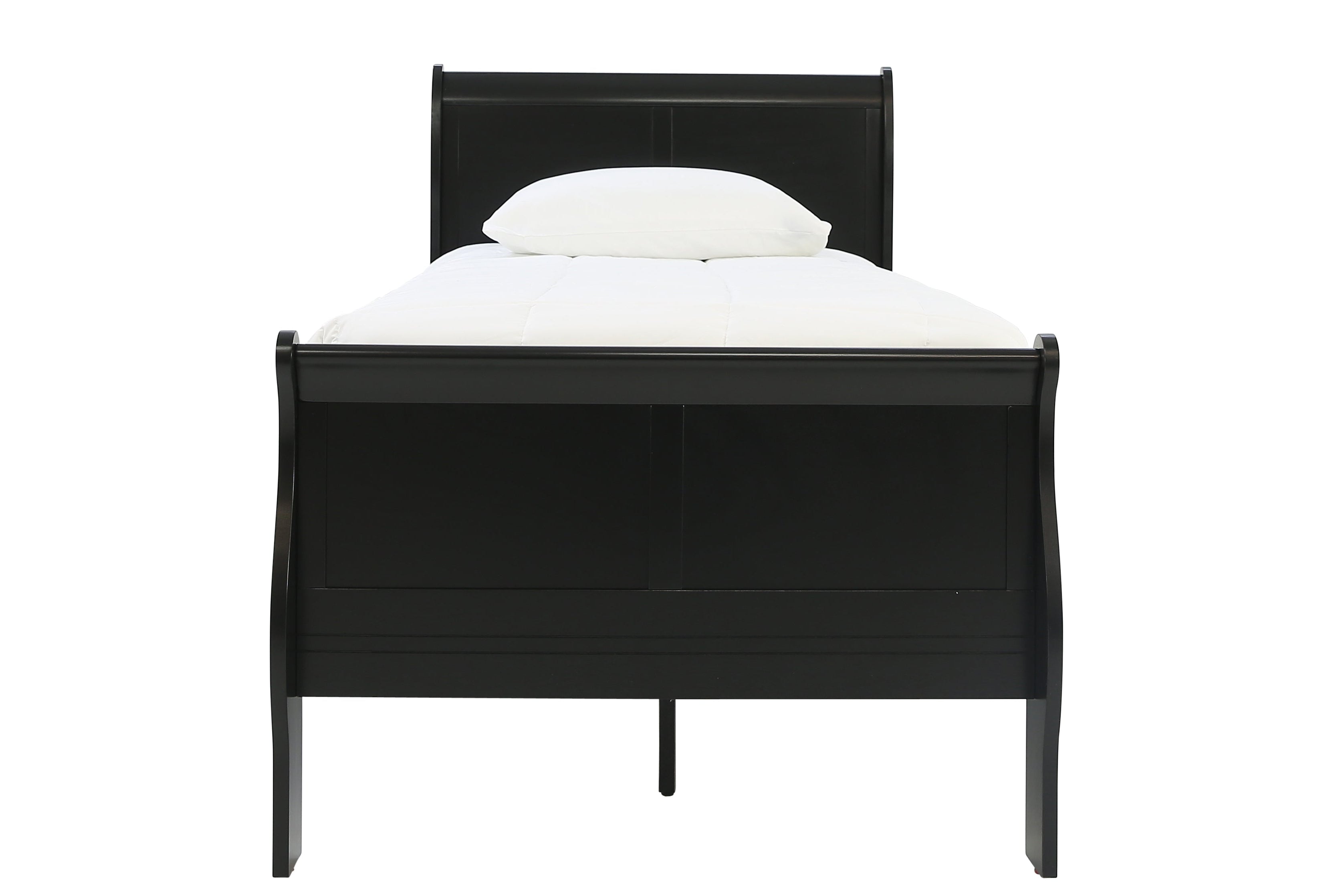 Louis Philip Twin Bed - Black - Additional View 1