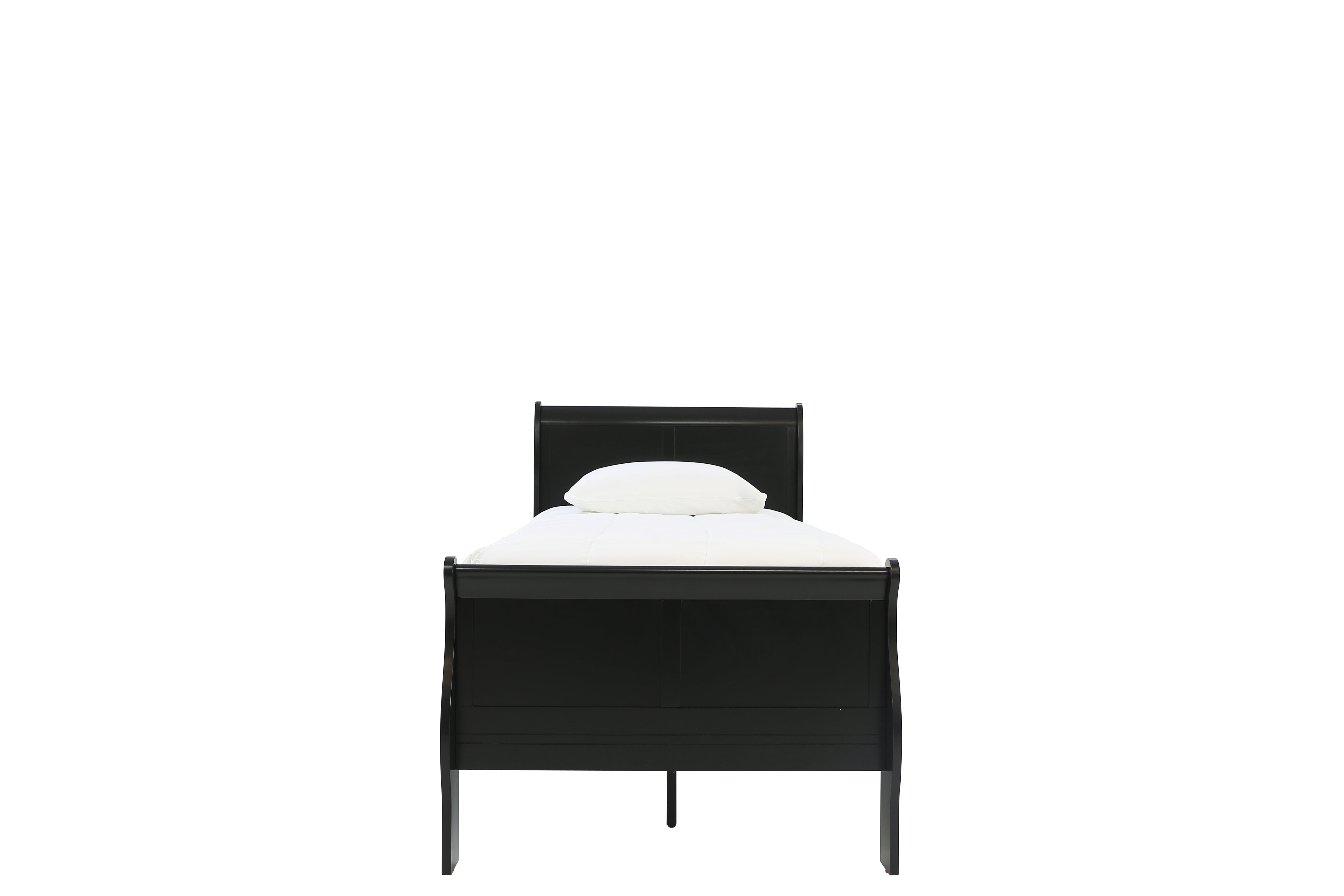 Louis Philip Twin Bed - Black - Additional View 1