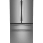 GE Profile Energy Star 23.2 Cu. Ft. Smart Counter-Depth Fingerprint Resistant 4-Door French-Door Refrigerator With Dual-Dispense Autofill Pitcher - Stainless Steel - Pearl Silver - Refrigerators