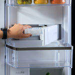 GE Profile Energy Star 23.2 Cu. Ft. Smart Counter-Depth Fingerprint Resistant 4-Door French-Door Refrigerator With Dual-Dispense Autofill Pitcher - Stainless Steel - Pearl Silver - Refrigerators - Additional View 29