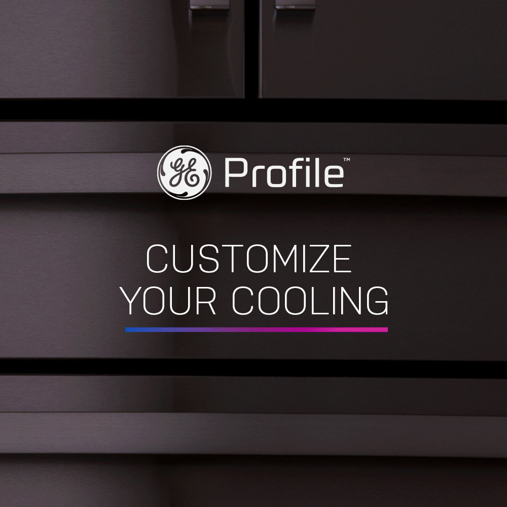 GE Profile Energy Star 23.2 Cu. Ft. Smart Counter-Depth Fingerprint Resistant 4-Door French-Door Refrigerator With Dual-Dispense Autofill Pitcher - Stainless Steel - Pearl Silver - Refrigerators - Additional View 24
