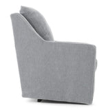 AUBREY CHAMBRAY PILLOW BACK SWIVEL CHAIR - Additional View 2
