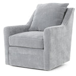 AUBREY CHAMBRAY PILLOW BACK SWIVEL CHAIR - Additional View 5