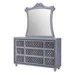 Cameo Dresser And Mirror - Silver - Additional View 1