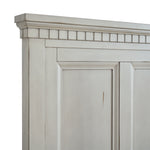 Elements International - Mccoy Queen Bed - Antique White - Wood - Beds - Additional View 4