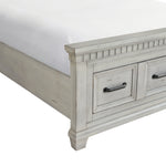 Elements International - Mccoy Queen Bed - Antique White - Wood - Beds - Additional View 5