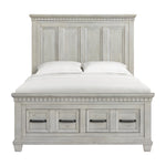 Elements International - Mccoy Queen Bed - Antique White - Wood - Beds - Additional View 8