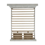 Elements International - Mccoy Queen Bed - Antique White - Wood - Beds - Additional View 9