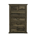 Mossberg Rustic 5 Drawer Chest - Grey
