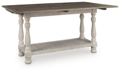 Ashley Furniture - HAVALANCE SOFA TABLE - Dark Gray Wood - Tables