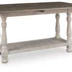 Ashley Furniture - HAVALANCE SOFA TABLE - Dark Gray Wood - Tables