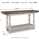 Ashley Furniture - HAVALANCE SOFA TABLE - Dark Gray Wood - Tables - Additional View 3