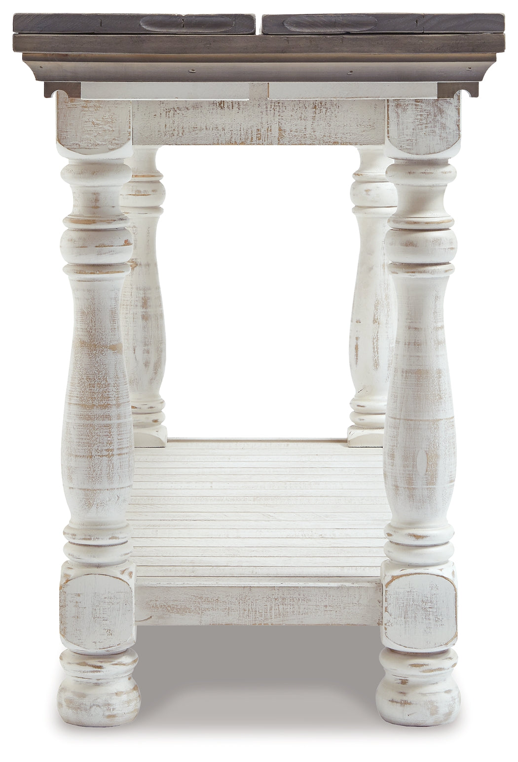 Ashley Furniture - HAVALANCE SOFA TABLE - Dark Gray Wood - Tables - Additional View 4