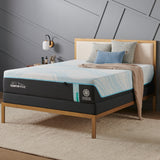 Tempur Sealy - Pro Breeze 2.0 Medium Hybrid Queen Mattress - Black|White Fabric - Mattresses - Additional View 5