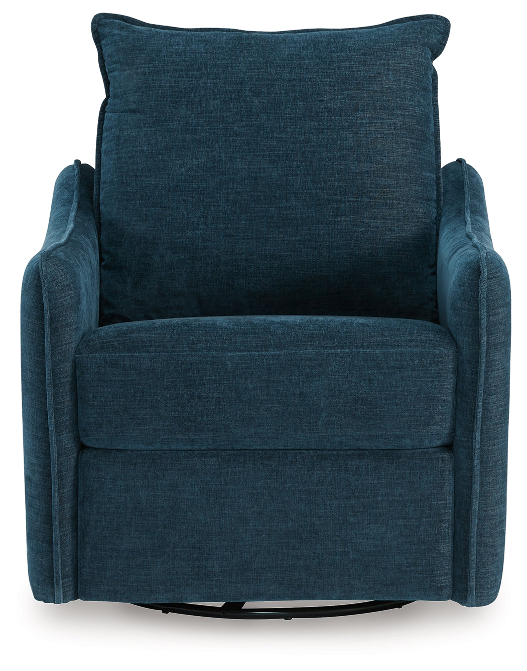 Ashley Furniture - MCBURG NAVY SWIVEL POWER RECLINER - Blue Fabric - Recliners - Additional View 3