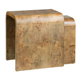 Richmond Burl Wood Nesting End Tables Set