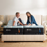 Tempur Sealy - Luxeadapt 2.0 Medium Hybrid Queen Mattress - White|Black Fabric - Mattresses - Additional View 3