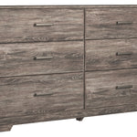 Ashley Furniture - Ralinski Dresser - Brown - Gray Wood - Dresser & Mirror