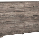 Ashley Furniture - Ralinski Dresser - Brown - Gray Wood - Dresser & Mirror