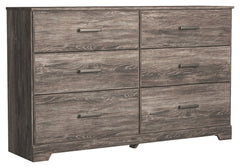 Ashley Furniture - Ralinski Dresser - Brown - Gray Wood - Dresser & Mirror