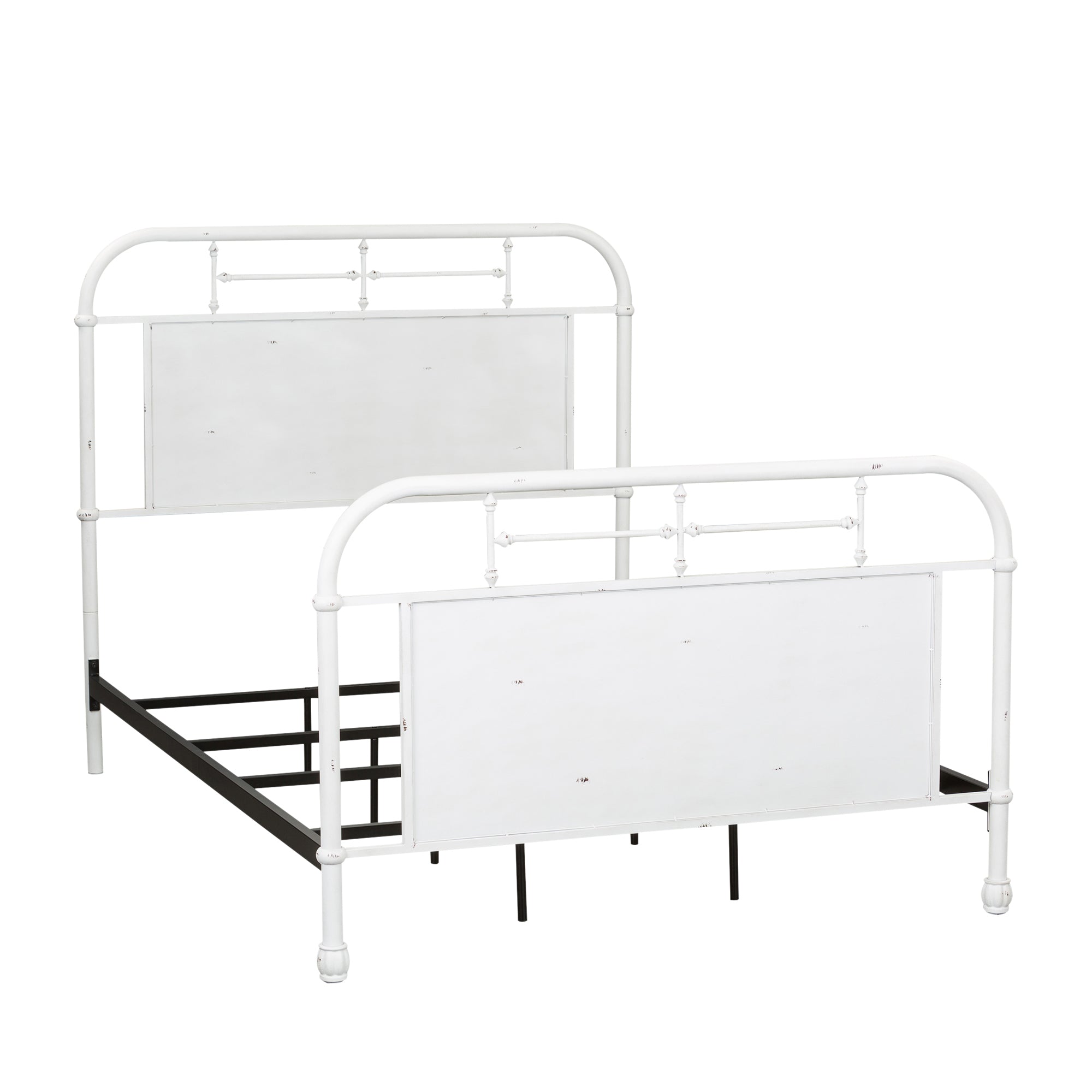 Liberty Furniture - Jolene Antique Full Bed - White - Metal - Beds - Additional View 1