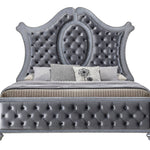 Cameo King Bed - Silver